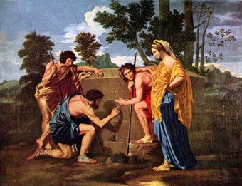 Poussin festménye, Les Bergers d'Arcadie